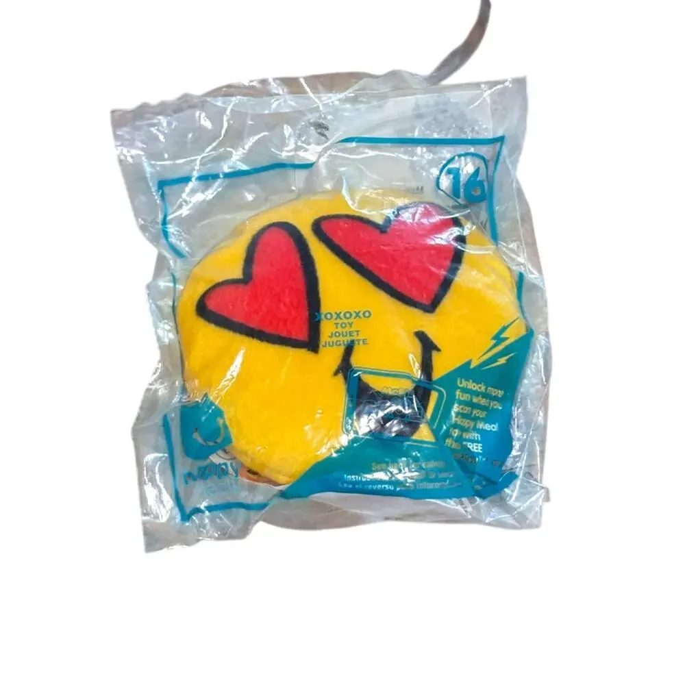 Xoxoxo Emoji Face Happy Meal 2016 McPlay Power Series Plush New